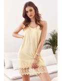 Dress/petticoat with lace ruffles, lemon 4410 - Online store - Boutique